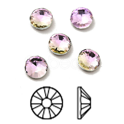 K9 Glass Rhinestone Cabochons RGLA-F074-B-1