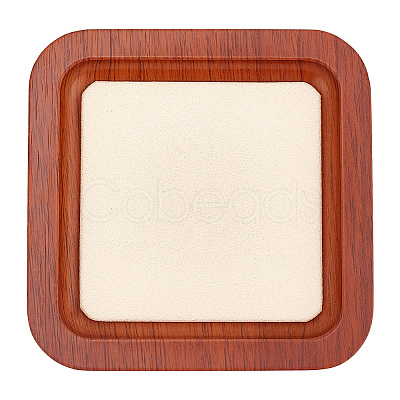 Square Wood Jewelry Plate AJEW-WH0401-71A-1