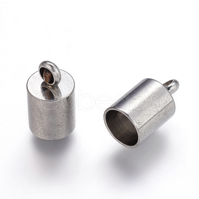 Tarnish Resistant 304 Stainless Steel Cord Ends STAS-P162-11-6mm-1