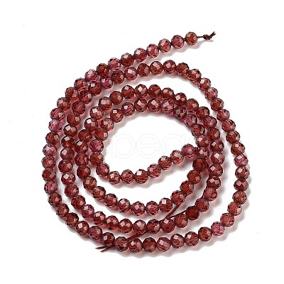 Natural Garnet Beads Strands X-G-B088-C11-03-1