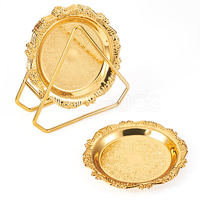 6Pcs Iron Tray AJEW-MB0001-17-1