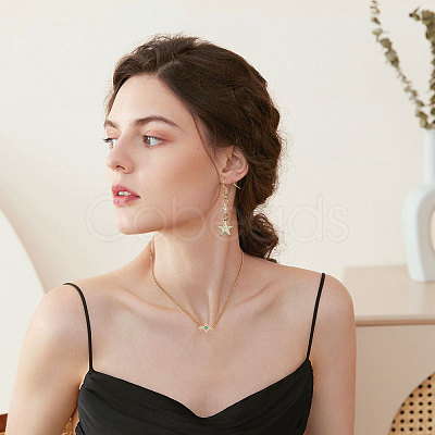 15Pcs 3 Colors Brass Pave Cubic Zirconia Connector Charms KK-CA0003-86-1
