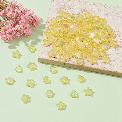 100Pcs 2 Style Eco-Friendly Transparent Acrylic Beads TACR-YW0001-86G-1