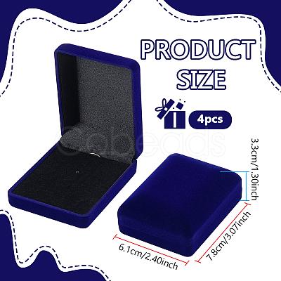 Velvet Brooches Package Boxes CON-WH0086-234B-1