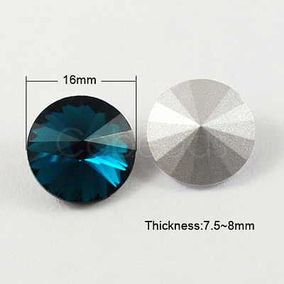 Glass Pointed Back Rhinestone RGLA-R003-16mm-12-1