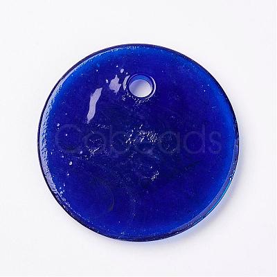 Handmade Lampwork Evil Eye Pendants LAMP-E106-02D-1