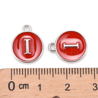 Platinum Plated Alloy Enamel Charms LS-ENAM-S118-03I-P-1
