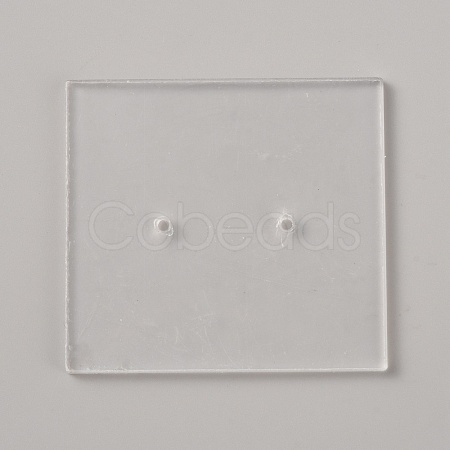 Acrylic Single Earring Display Card EDIS-WH0031-26B-01-1