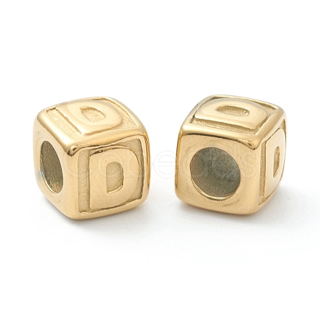 304 Stainless Steel European Beads STAS-H145-01D-G-1