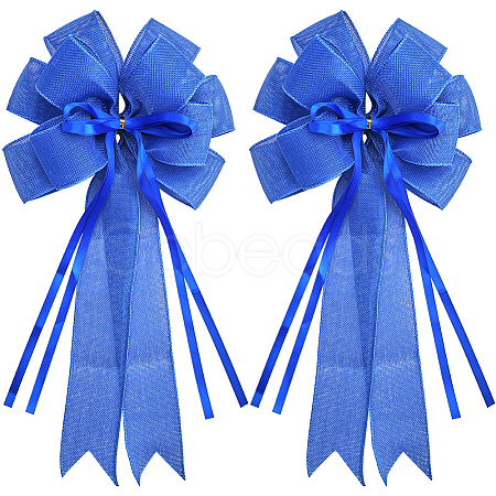 Polyester Big Bowknot FIND-WH0126-414H-1