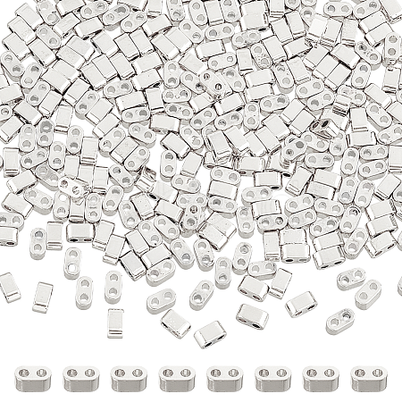 300Pcs Electroplated Non-magnetic Synthetic Hematite Beads G-DC0001-45S-1