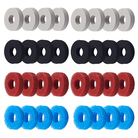 SUPERFINDING 32Pcs 2 color Joystick Sponge Ring AJEW-FH0001-54-1