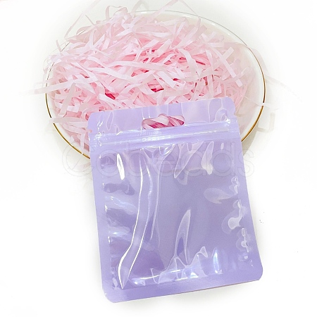 Macaron Color Plastic Yin-yang Resealable Packaging Bags PW-WG669FB-03-1