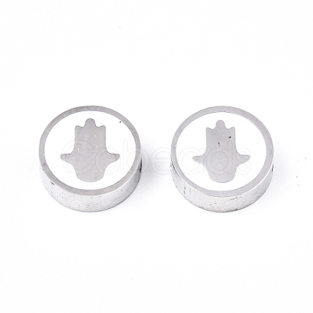 304 Stainless Steel Beads STAS-S080-021P-1