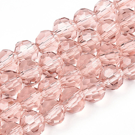 Glass Beads Strands EGLA-J042-6mm-23-1