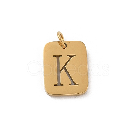 304 Stainless Steel Charms LS-STAS-R001-01G-K-1