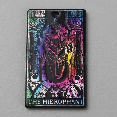 Printed Acrylic Pendants OACR-WH0036-23Q-1