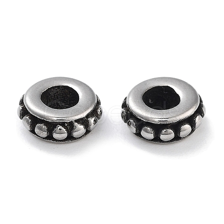 304 Stainless Steel Beads STAS-M057-06AS-1