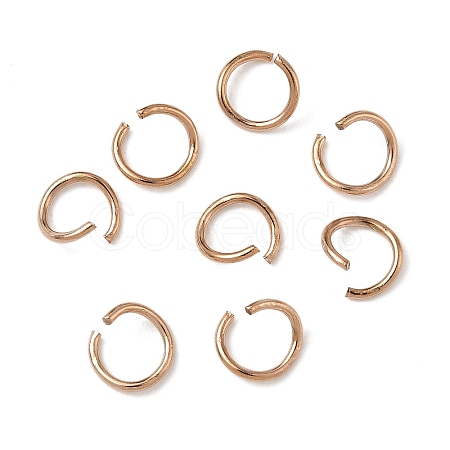 304 Stainless Steel Open Jump Rings STAS-Z150-01F-RG-1