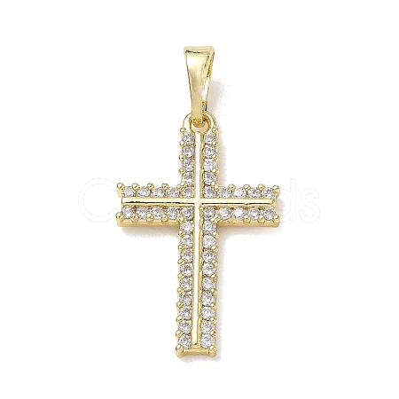 Brass with Crystal Rhinestone Pendants RB-CBA6830-03G-02-1