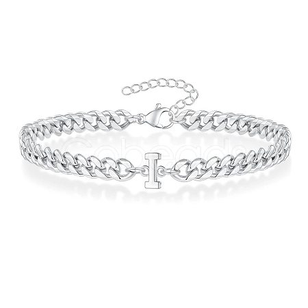 Letter 304 Stainless Steel Link Bracelets FS-WG7830E-33-1