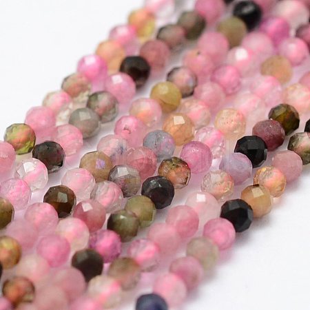 Natural Tourmaline Beads Strands G-K185-14B-1