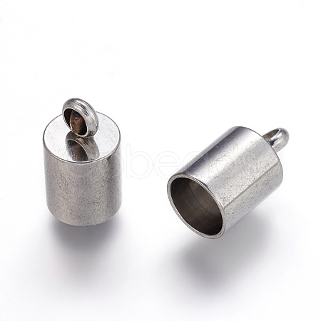 Tarnish Resistant 304 Stainless Steel Cord Ends STAS-P162-11-6mm-1