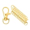 Alloy Swivel Lobster Claw Clasps, Swivel Snap Hook, Golden, 35x13mm, Hole: 8.5mm