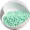 Macaron Baking Paint Glass Seed Beads, Fringe Teardrop Beads, Aquamarine, 5mm