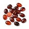 Natural Red Agate Cabochons, Dyed, Oval, 8~8.5x6~6.5x2.5~3.5mm