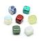 Natural & Synthetic Mixed Stone Beads, No Hole/Undrilled, Cube, 14~16x14~16x14~16mm