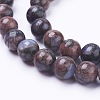 Natural Glaucophane Beads Strands G-G735-54-8mm-3