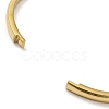 304 Stainless Steel Smooth Hinged Bangles BJEW-Q772-01G-3