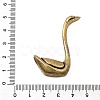 Brass Swan Miniature Figurine Statues KK-S335-08AB-3