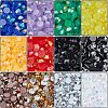 2 Boxes 2 Colors Pointed Back Resin Rhinestone Cabochons MRMJ-OC0003-04-4