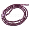 Natural Garnet Beads Strands G-O186-D01-3