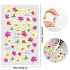 6 Sheets 6 Style Maple Leaf Nail Art Stickers Decals MRMJ-OC0003-57B-2