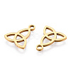 Ion Plating(IP) 304 Stainless Steel Charms STAS-Q201-T172G-2