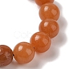 10mm Round Natural Red Aventurine Braided Bead Bracelets BJEW-C067-01C-11-3
