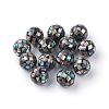 Natural Paua Shell Beads SSHEL-Q298-12mm-09-1