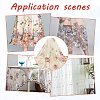 Embroidered Flowers Polyester Tulle Lace Fabric DIY-WH0449-31D-6