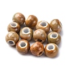 Bright Glazed Porcelain Beads PORC-D300-A18-1