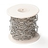 Tarnish Resistant 304 Stainless Steel Paperclip Chains STAS-A048-04P-4