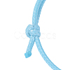 Korean Waxed Polyester Cord Bracelet Making AJEW-JB00011-3
