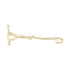 Brass Toggle Clasps KK-U020-05G-1