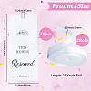 2 Sets Paper Seat Reserved Sign Hanging AJEW-CN0006-22-2