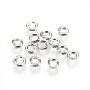 Tarnish Resistant 304 Stainless Steel Saw Cut Open Jump Rings X-STAS-P212-25P-12-1