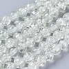 8MM Clear Crackle Glass Round Beads Strands for DIY Jewelry X-CCG-Q001-8mm-01-2