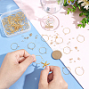 Unicraftale 80Pcs 316 Surgical Stainless Steel Hoop Earring Findings STAS-UN0043-02-3