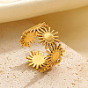 304 Stainless Steel Cuff Open Rings WG15ADB-01-5